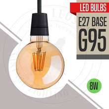 Load image into Gallery viewer, 10 Pack E27 LED Edison Dimmable Vintage Amber Glass Warm white 2700K Light Bulbs TapClickBuy