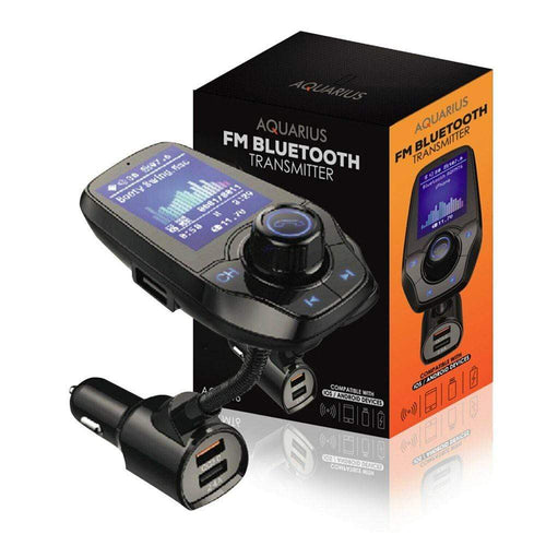 Aquarius Wireless Multifunctional Bluetooth Car FM Transmitter with Dual USB Port TapClickBuy