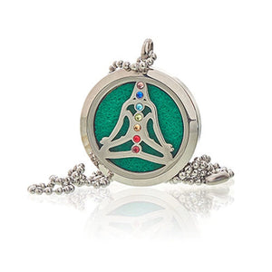 Aromatherapy Jewellery Necklace - Yoga Chakra - 30mm TapClickBuy