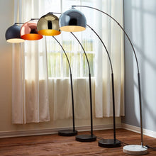 Load image into Gallery viewer, Arquer Arc Curved LED Floor Lamp &amp; Shade, Modern Lighting, Black TapClickBuy