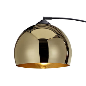 Arquer LED Standard Arc Curved Floor Lamp, Modern Lighting, Gold TapClickBuy