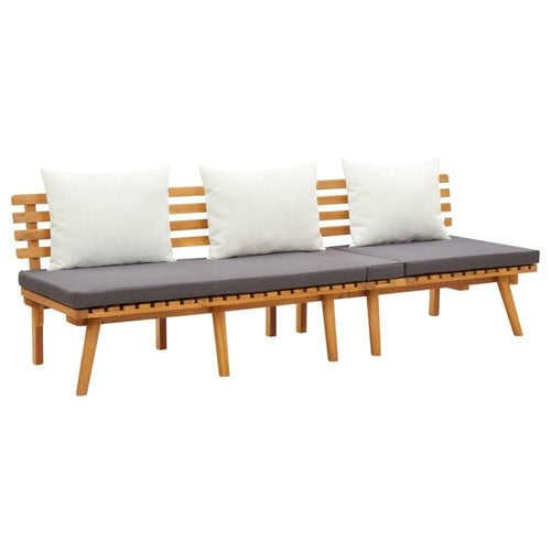 Garden Day Bed 200x65 cm Solid Wood Acacia TapClickBuy