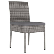 Load image into Gallery viewer, Garden Dining Chairs 4 pcs Poly Rattan Grey TapClickBuy