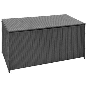 Garden Storage Box  120x50x60 cm Poly Rattan TapClickBuy