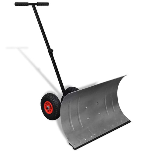 Manual Snow Shovel with Wheels TapClickBuy