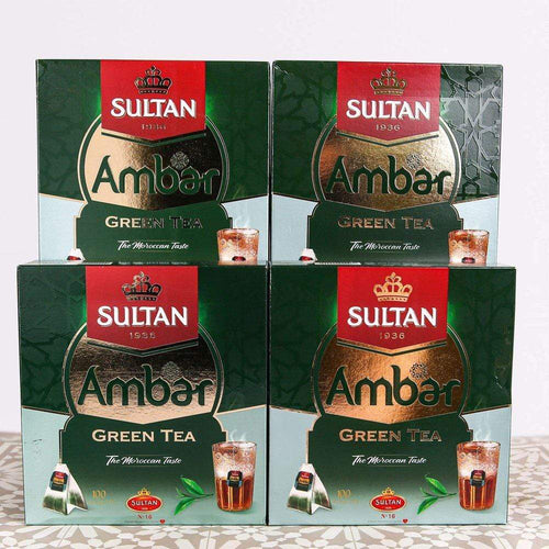 Multipacks of 4 or 10 Ambar Green Tea - 100 Tea Bags 1.8gr TapClickBuy