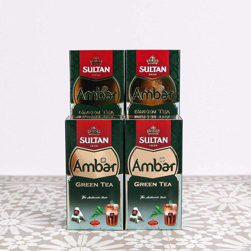 Multipacks of 4 or 10 Ambar Green Tea - 25 Tea Bags 1.8gr TapClickBuy