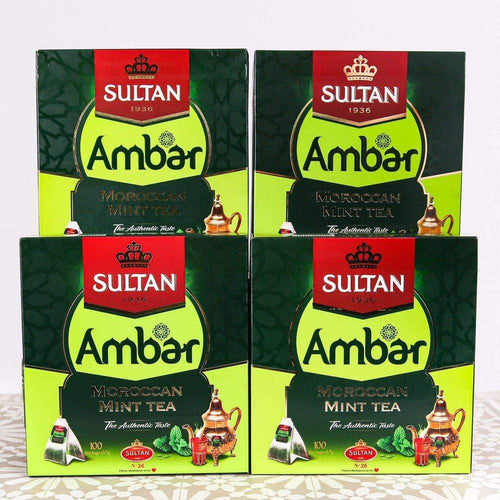 Multipacks of 4 or 10 Ambar Moroccan Mint Tea - 100 Tea Bags 1.5gr TapClickBuy