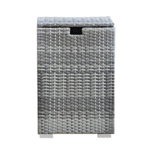 Load image into Gallery viewer, Outdoor Garden Rattan Fire Pit 9kg Gas Bottle Tank Storage, Grey TapClickBuy