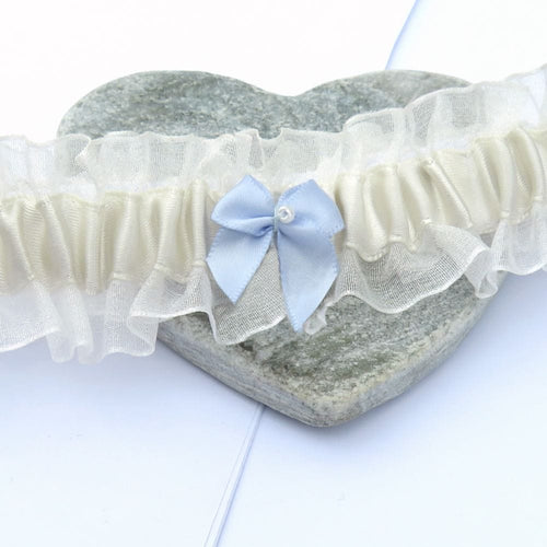 Something Blue Wedding Garter TapClickBuy